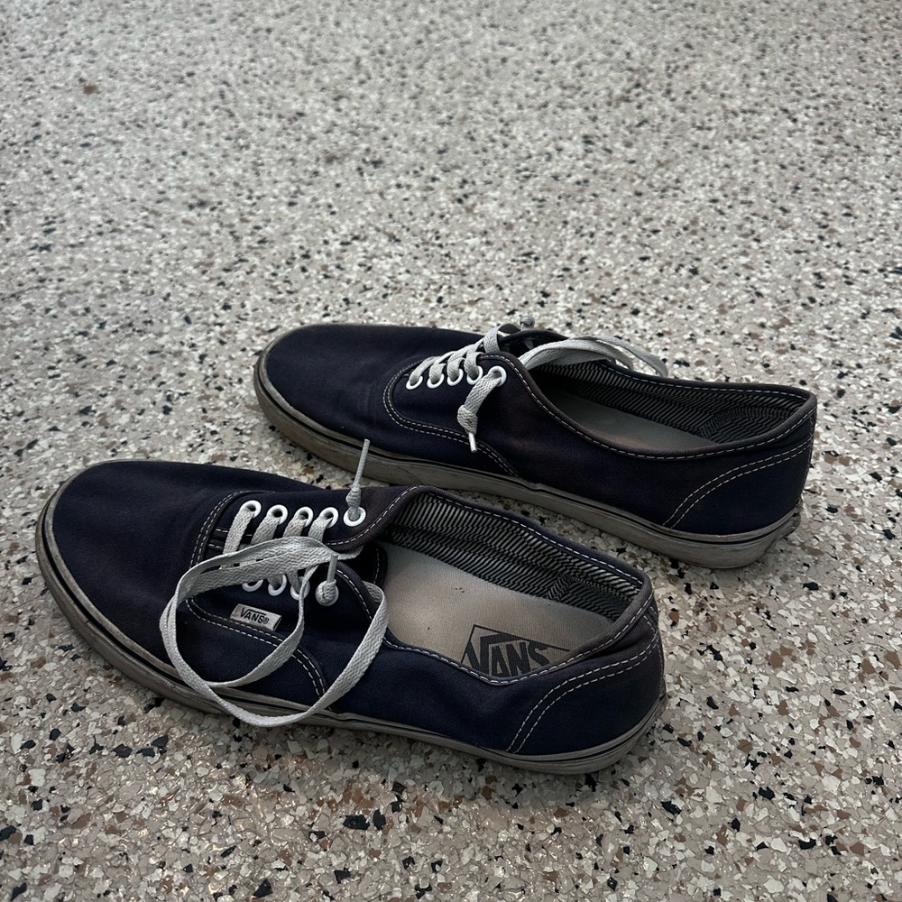 Vans Dark Blue Canvas Shoes